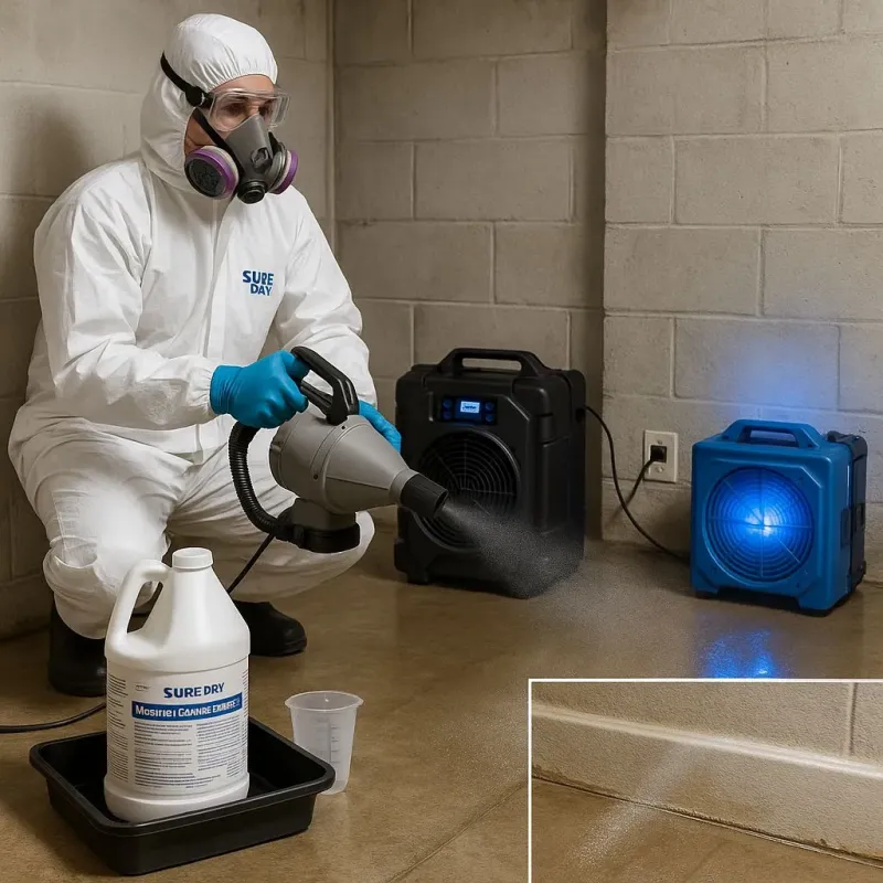 Sanitization and Odor Removal process in Avenel, NJ